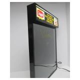 Working Vintage Lighted SCHMIDT BEER Advertising Menu Board Sign