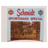 Group of Vintage SCHMIDT BEER Advertising Carboard Signs & other Items