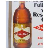 NOS Vintage GRAIN BELT Advertising Beer Sign Poster
