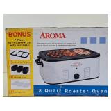 New Unused AROMA 18 Quart Roaster Oven
