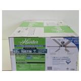 New Unused HUNTER 52" Tustin Brushed Nickel Ceiling Fan