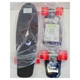 2 New Unused Retro Skateboards