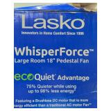 New Unused LASKO Whisper Force 18" Pedestal Fan