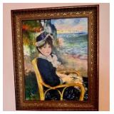 “By the Seashore" by Pierre-Auguste Renoir