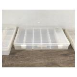 Lot of 5 Plastic Tackle Boxes