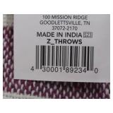 Includes 3, 50in x 60in Decorative Throw Blankets