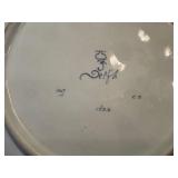 Self-Portrait of Rembrandt - Blue and White Royal Delft Wall Charger 16.5"