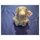 Meditative Zen Dog Stone Statue, Loyalty 5" x 6"
