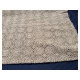 Beautiful Vintage Cream and Beige Hand Crotched Tablecloths (Cream - ~60" x 114", Beige - ~ 64" x 124"