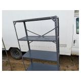 Lightweight Metal Shelf 36" Wide x 15 1/2" Deep x 73" Tall