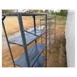 Lightweight Metal Shelf 36" Wide x 15 1/2" Deep x 73" Tall
