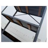 Lightweight Metal Shelf 36" Wide x 15 1/2" Deep x 73" Tall