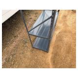 Lightweight Metal Shelf 36" Wide x 15 1/2" Deep x 73" Tall