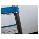 NSX Metro Rack One Damaged Shelf and Top Shelf Need Clips 47" Wide x 18" Deep x 72 1/2" Tall