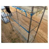 NSX Metro Rack One Damaged Shelf and Top Shelf Need Clips 47" Wide x 18" Deep x 72 1/2" Tall