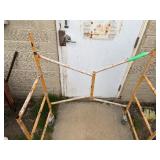 Rolling/Folding Scaffolding. 43" Wide x 21 Deep x 36" Tall