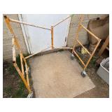 Rolling/Folding Scaffolding. 43" Wide x 21 Deep x 36" Tall