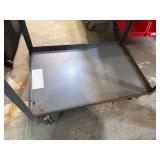 ULine Metal Rolling Cart 24" W x 42" L (to handle) x 34 1/2" T