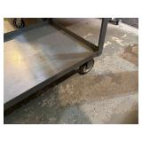ULine Metal Rolling Cart 24" W x 42" L (to handle) x 34 1/2" T