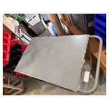 ULine Metal Rolling Cart 24" W x 42" L (to handle) x 34 1/2" T
