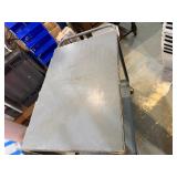ULine Metal Rolling Cart 24" W x 42" L (to handle) x 34 1/2" T