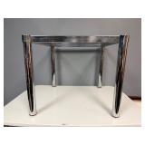 Glass End Table 18" x 18" x 15"