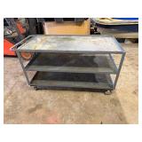 Jamco Products Oversized Rolling Metal Cart 66" L x 30 1/2" W x 35 1/4"T