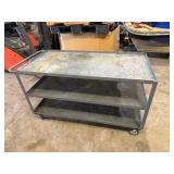Jamco Products Oversized Rolling Metal Cart 66" L x 30 1/2" W x 35 1/4"T