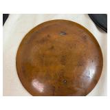 Egyptian-Themed Etched Copper Decorative Wall Plates (Qty 3) 11 1/2", 11 1/2", 9 1/2"