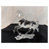 Beautiful Crystal Stallion (Perhaps Swarovski - no identifying markings) 5 7/8"
