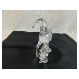 Beautiful Crystal Stallion (Perhaps Swarovski - no identifying markings) 5 7/8"