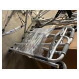 Lot of mobility aids including folding walkers, wheeled walker, quad canes, side walker and crutches. Plus all inside the large Gaylord!!  These lightweight, adjustable aids offer reliable support and