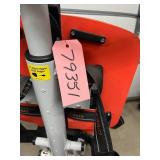 MSRP $4000 Ferno Model 49 Sirocco Evacuation Stair Chair Wheel Assisted Patient Transport Folds Compact Heavy Duty Metal Frame Multi Strap Restraints Telescoping Handles Perfect For EMS Fire Rescue Ho