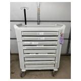 MSRP $5000 Metro Flex Medical Supply Storage Cart Microban Antimicrobial Polymer Body Lightweight Easy Clean 5” Casters Locking Options Rounded No Rust Design Perfect For Hospitals Clinics Medicatio