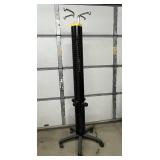 MSRP $6000 Allen Medical Easy Irrigation Tower O-LPA Lift Assist Counterbalance 4 Hook 40L Total Capacity Height Adjust 67-102” Heavy Duty Stable Base Perfect For OR Saline Bag Irrigation Gyn Uro La