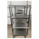 Lakeside Manufacturing Stainless Utility Cart 3 Shelf Heavy Duty Quiet Sound Deadening Panels Non Marking Casters Bumpers Welded Frame Perfect For Hospital Food Service Lab Transport Medical Supply De