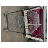 MSRP $300 Luxor WSCC-2 Two-Shelf Collapsible Wire Utility Cart - Heavy-Duty Steel, Easy Maneuverability, Space Saving Rolling Transport Cart Perfect For Medical Facilities Warehouses Mailrooms Retail 