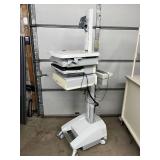 MSRP $3,800! Ergotron SV32-91211 StyleView WOW Cart – Premium height-adjustable workstation for sit/stand charting. Features spacious surface, slide-out keyboard tray, built-in drawers & smooth 
