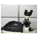 MSRP $2500 LW Scientific i4 Infinity Microscope Professional Lab Scope w/ Super Clear Optics LED Lighting Multiple Magnifications Includes Carry Case Perfect For vet labs, schools, biology study, stud