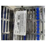 MSRP $600 3 NEW Sealed Hu-Friedy IMS Infinity Dental Sterilization Cassette Stainless Steel Instrument Holder Tray Holds Up To 20 Tools Locks Shut Autoclavable Great For dental offices, vet dentistry,