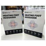 MSRP $100 EMSense Triple Therapy Foot Massager Wraps Left & Right Heat + Vibration + Compression Rechargeable Cordless Device Adjustable Settings Great For neuropathy discomfort, sore feet, tingli