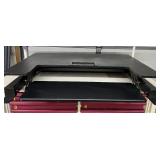 VIVO Standing Desk Converter 36” Sit To Stand Desk Riser Dual Tier Workstation Smooth Gas Lift Height Adjuster Holds Dual Monitors + Keyboard Great For home office, gaming desk, work-from-home setup
