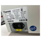 MSRP $4500 Thermo Scientific Heraeus Labofuge 300 Centrifuge. Features an 8-place swing-out rotor, quiet induction drive, and digital controls. Ideal for medical labs, viral testing, and blood collect