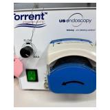 MSRP $500 US Endoscopy Torrent Pump A medical-grade water pump for washing areas during surgery. Key features: Adjustable flow knob & hands-free operation. Good for: Providing a clear view during 