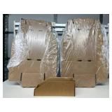 Large lot of Uline Kraft Corrugated Parts Bins. Sturdy cardboard organizer boxes that fold easily. Perfect for tidy storage of small parts or tools in shops and garages.