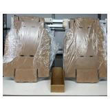 Large lot of Uline Kraft Corrugated Parts Bins. Sturdy cardboard organizer boxes that fold easily. Perfect for tidy storage of small parts or tools in shops and garages.