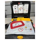 MSRP $2,000 Medtronic LIFEPAK AED Defibrillator + First Responder Kit Carry Case Rescue Accessories Easy 2 Step Operation Voice Prompts Escalating Life Saving Emergency Device Perfect For Business Sch