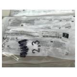 Bulk lot of SunOne GreenLine/D Fiber Optic Macintosh laryngoscope Blades. Medical tools used to help insert breathing tubes safely. Features bright fiber optic light, sterile single-use design. Ideal 
