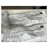 Bulk lot of SunOne GreenLine/D Fiber Optic Macintosh laryngoscope Blades. Medical tools used to help insert breathing tubes safely. Features bright fiber optic light, sterile single-use design. Ideal 
