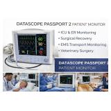 MSRP $5500 Datascope Passport 2 Color Patient Monitor *Integrated Thermal Printer for Continuous ECG, SpO₂, NIBP & Vital Signs Monitoring, Real-Time Data Display & Reliable Alarm Management 